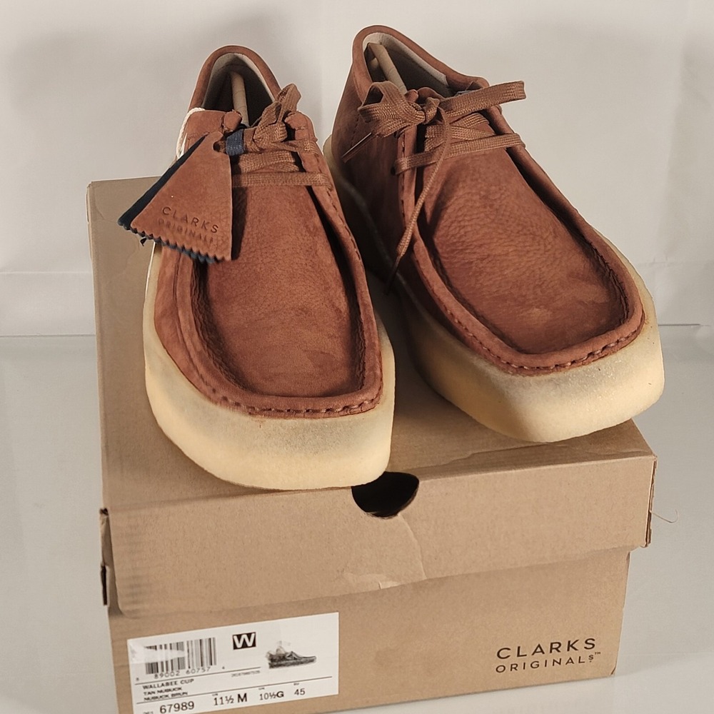 Clarks‎ Mens Shoes Wallabee Cup Tan Nubuck 11.5 26167989 - Picture 13 of 13